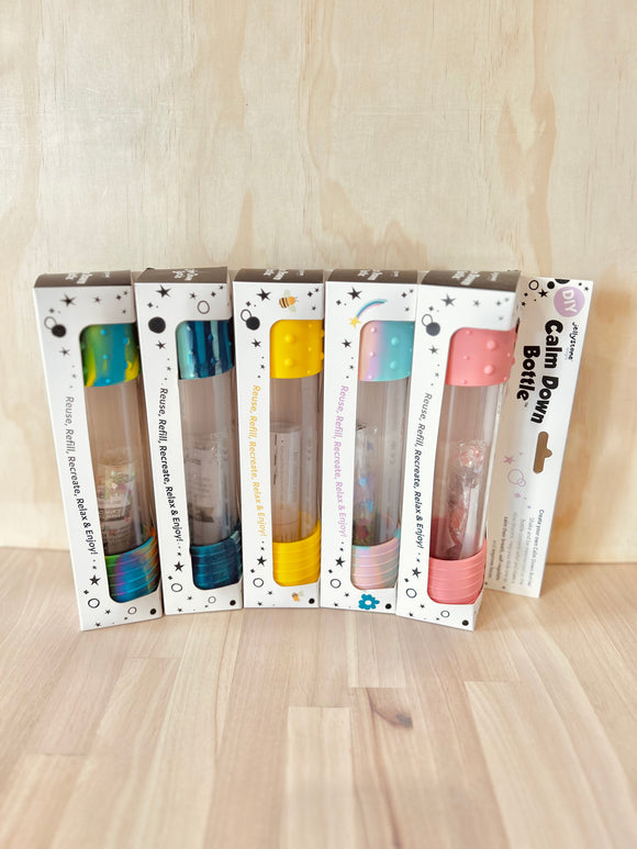 DIY Calm Down Bottle ( 14 colour ways & styles )