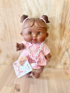 Baby Doll Pepote Cute Piggy Tale and Collar Dress