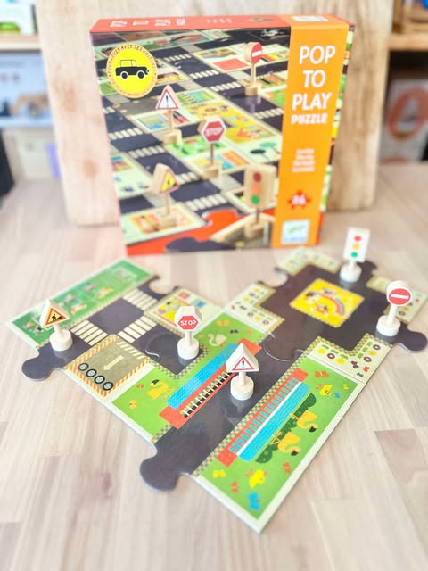 City Road 24pc Giant PopToPlay Puzzle