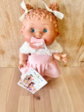 Baby Doll Pepote with Bows and Curly Hair