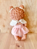 Baby Doll Pepote with Bows and Curly Hair