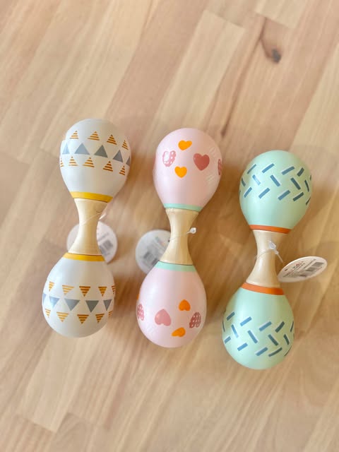 CALM & BREEZY MARACA RATTLE DOUBLE ENDED PACK