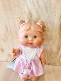 Baby Doll Pepote Piggy Tale with Check Dress