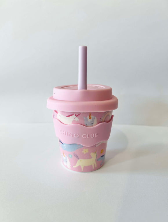 Pink Unicorn Babychino Cup 4oz