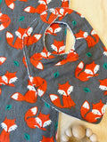 Fox Bib and Burp Cloth Set