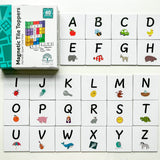 Learn & Grow Magnetic Tile Topper - Alphabet Upper Case Pack (40 Piece)