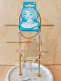 Camelia Beaded Charm Necklace