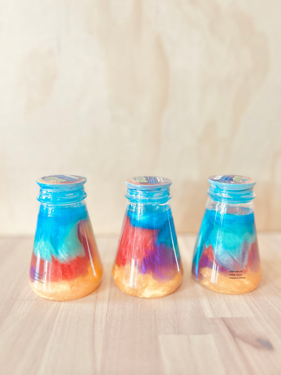 Rainbow Slime in Flask