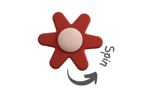 Silicone daisy spinner (two colours)