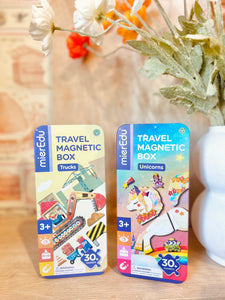 Travel Magnetic Box - Unicorns & Trucks