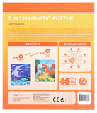 2 in 1 Magnetic Puzzles (Dinosaurs, Unicorn & Mermaid, Day & Night Jungle)