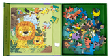 2 in 1 Magnetic Puzzles (Dinosaurs, Unicorn & Mermaid, Day & Night Jungle)