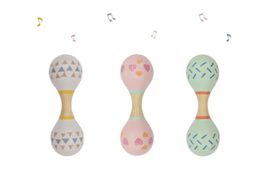 CALM & BREEZY MARACA RATTLE DOUBLE ENDED PACK