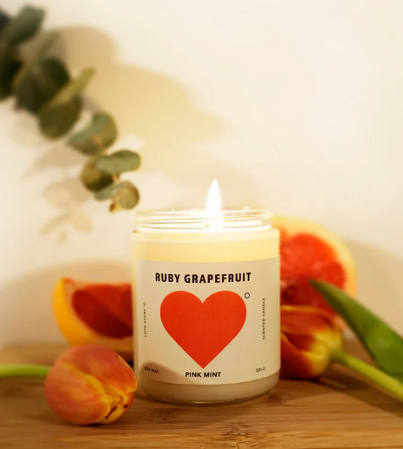 RUBY GRAPEFRUIT SOY CANDLE