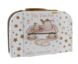 GOLD STAR TIN TEA SET IN SUITCASE