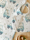 Crocodile Car Bib & Burp Cloth Set