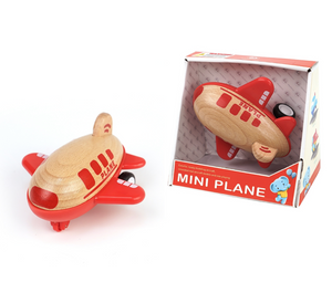 Wooden racer airplane with sound