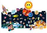 Jelly Stickers - Space Explorer