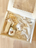 Lamb comforter Baby Gift Box (mum & bub)