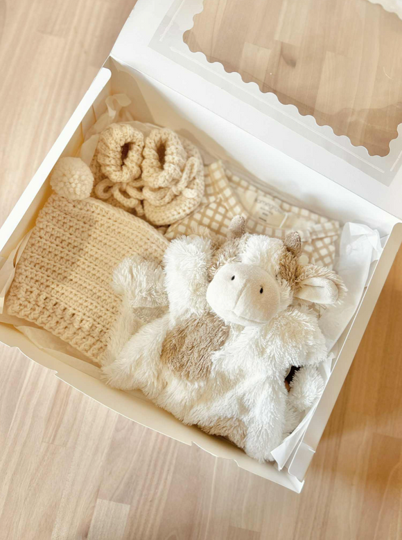 Snuggle cow Baby Gift Box