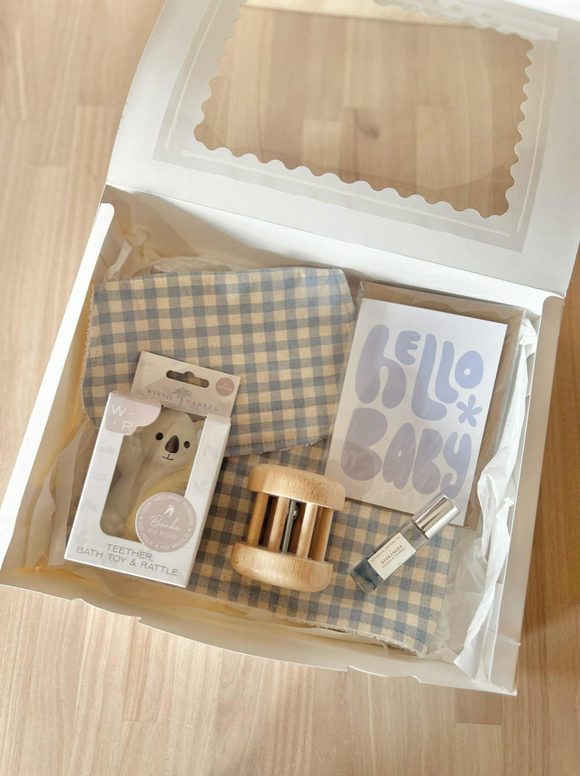 Little Blue Hello Baby Gift Box (mum & bub)