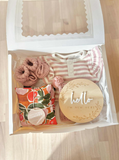 Hello I'm New Here Baby Girl Gift Box