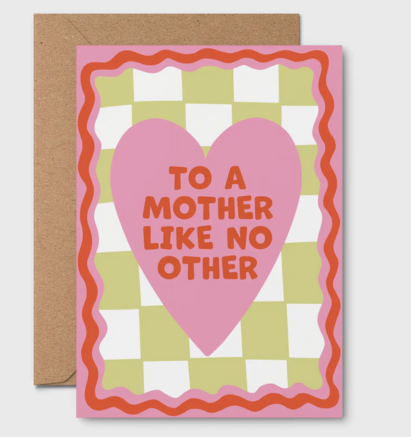 Card For Mum: A Mother Like No Other, Birthday, Thanks, Love