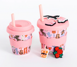 Cowgirl Chino Cup 4oz (Comes with purple straw)