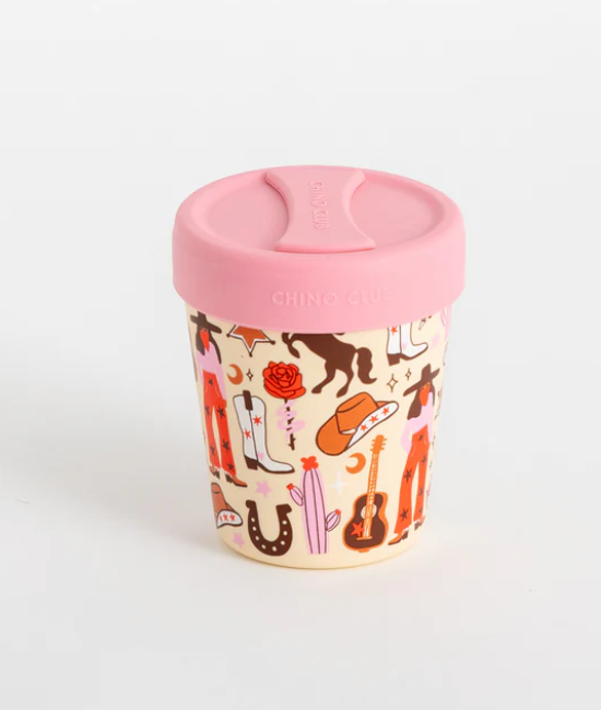 Cowgirl 8oz Stainless Steel Coffee Cup