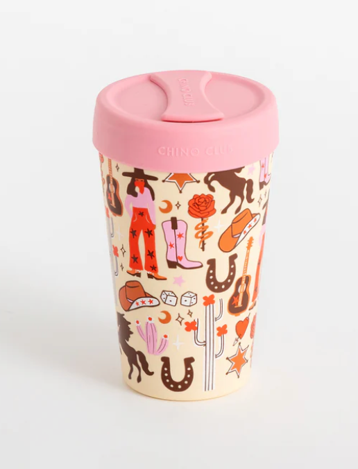 Cowgirl 12oz Stainless Steel Coffee Cup