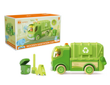 Wooden Recycle Truck with sound and light