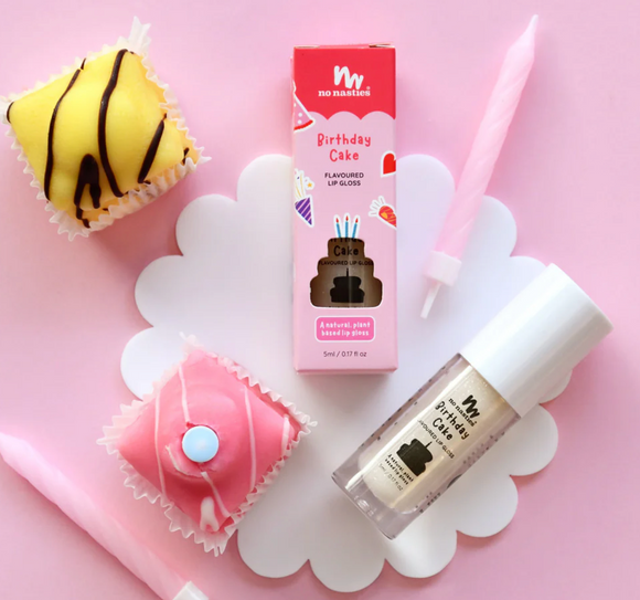 Natural Lip Gloss Birthday Cake