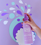 No Nasties Kids Plant Based Alcohol Free Hair Spray in Calming Lavender and Fresh Lime 200ml