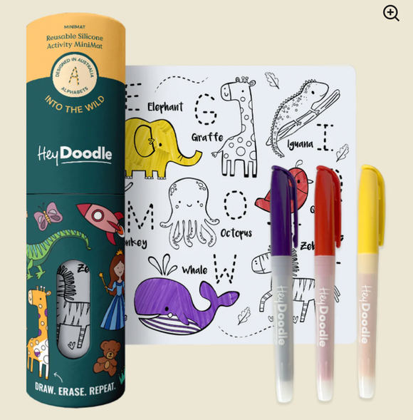 Into The Wild Mini Colouring & Doodle Mat
