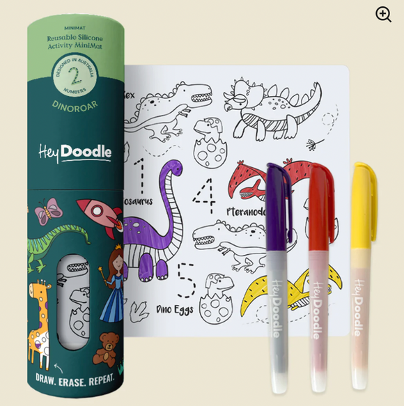 DinoRoar Mini Colouring & Doodle Mat