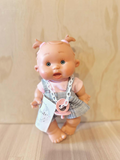 Baby Doll Pepote Original By Nines D'onil (Grey Denim Checkered Dress)