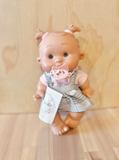 Baby Doll Pepote Original By Nines D'onil (Grey Denim Checkered Dress)