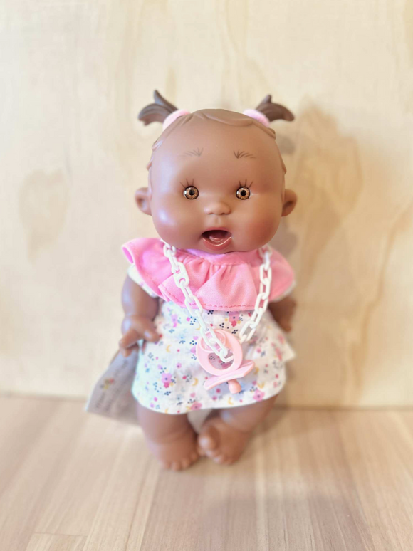Baby Doll Pepote Original By Nines D'onil (Floral dress & Piggy tails)
