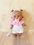 Baby Doll Pepote Original By Nines D'onil (Floral dress & Piggy tails)
