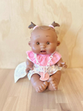 Baby Doll Pepote Original By Nines D'onil (Floral dress & Piggy tails)