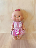 Baby Doll Pepote Original By Nines D'onil (pink strip dress & little bun)