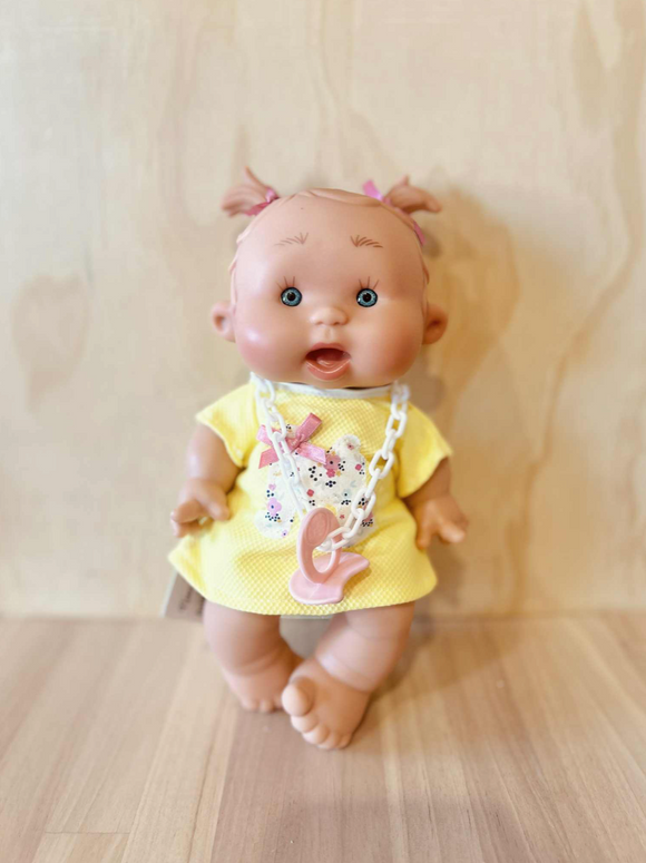Baby Doll Pepote Original By Nines D'onil (Yellow dress & piggy tails)