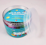 Stickikubes - Neon Brights Tub - 125pc