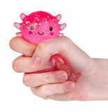 Axolotl Glitter Smooshos Super Squeeze