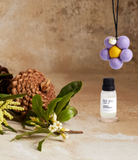 Sandalwood & Vanilla Felt Flower Air Freshener