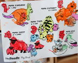 My First Counting Colouring & Doodle Mat