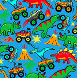 Dinosaurs and Monster Trucks Kids Keep Cup 8oz