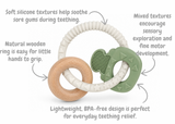 TEXTURED SILICONE TEETHER