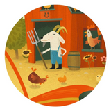 The Tractor 16pc Silhouette Puzzles