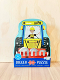 Floss & Rock 12 Pc Shaped Jigsaw Puzzle – Construction
